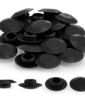20 Piece Adjustable Door Threshold Screw Covers Black To Conceal Screw Holes And Heads On Most Standard Thresholds Easy Install Durable Wear Resistant Sill Cap Plugs For A Clean Sleek Entryway