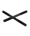Double Ended Stud Bolts 304 Stainless Steel Threaded Rod M8x100mm Black 10 Pcs, showing crossed bolts on white background