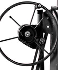 Close-up of wheel mechanism on ✝️ 11FT Drywall Lift Panel Hoist Jack Lifter, 150LBS Heavy Duty Sheetrock Lift, Black.