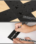 4 Inch Black Duct Tape Pack Of 4, Heavy Duty 220 Yards, 8.3 Mil Thick, waterproof backing, writable, tear by hand, no residue
