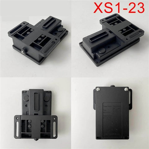 Heavy Duty Elevator Travel Switches 220V 24V Black Limit Switches For Industrial Lifts And Elevator Doors Built Tough And Durable 1 Piece XS2 23 220V Variant With Travel Sensing Capability And Easy Install, front, side, and back view