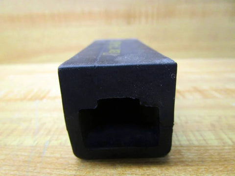 Built Tough Industrial Grade 1.5 Inch Chain Pitch Gripper Chain With D Shape 3.35 Inch Wide Black EPDM 50 Shore A