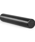 Black high density EPP foam exercise roller for yoga pilates stretching massage and recovery 36 inch with firm deep tissue pressure
