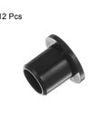 Single piece of 12 Pack Flanged Nylon Sleeve Bearings For Shafts With 8mm Bore 10.6mm Outer Diameter And 12mm Length