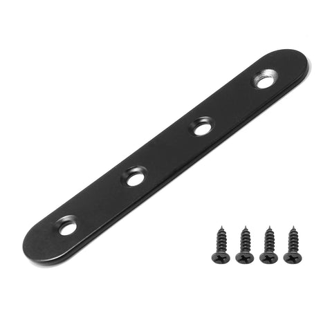 ✝️ 8 Sets 4 Inch Stainless Steel Flat Plate Straight Bracket Flat Metal Brace Bracket, 100mm Metal Brackets Mending Repair Plate Brace with Screws