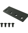 Barn Door Track Connector Plate For Sliding Barn Door Hardware Adaptor And Flat Rail Connector L Shaped Adaptor In Black