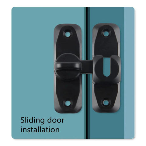 Upgrade heavy duty flip door latch that adapts from 90 to 180 degrees, delivering secure, rust resistant operation on sliding door