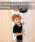 Eight Piece Foam Door Stopper And Pinch Guard Set For Kidproof And Pet Safety Easy Install Baby Proofing Door Protectors