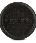 Bottom view of High Density 12 Inch Foam Roller for Exercise and Recovery in Black, Durable Polypropylene Core