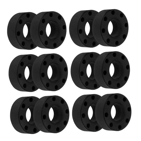 16 Pack Foosball Rubber Bumpers And Rod Protectors For Standard Tables, black durable accessories for home and game room setup