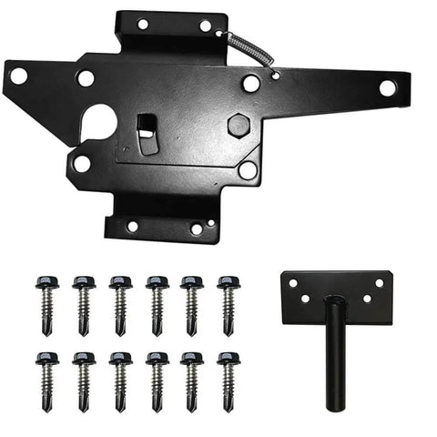 Stainless Steel Gate Hardware Kit With Self Closing Hinges And Latch For Vinyl And Wood Fences Built To Last All Weather No Rust