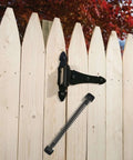 Heavy Duty Eleven And A Half Inch Self Closing Gate Spring For Outdoor Wooden And Vinyl Fences Built To Last With Adjustable Tension