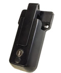 Upgrade your old style hasp latch with a rugged Black Global Bar PRO Cambar Latch, featuring stainless steel interior components, a UV resistant powder coat, and keying to Global Link codes G301–G390 for secure, weatherproof durability.