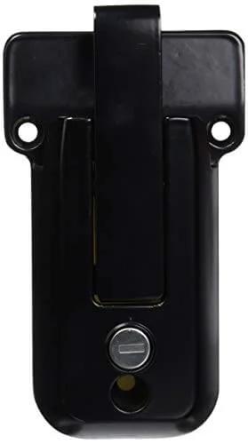 Upgrade your old style hasp latch with a rugged Black Global Bar PRO Cambar Latch, featuring stainless steel interior components.