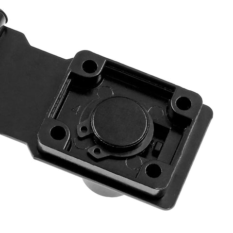 Close-up of Two Pack 2.5 Inch Hasp Lock With Keys Flat Black Stainless Steel Cabinet Latch with Concealed Screws