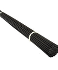 Forty Pieces Sixteen Inch Black HDPE Plastic Welding Rod One Eighth Inch Diameter For Car Bumpers Water Tanks Canoes And Plastic Bins High Density Polyethylene Welding Rod