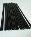 Forty Pieces Sixteen Inch Black HDPE Plastic Welding Rod One Eighth Inch Diameter For Car Bumpers Water Tanks Canoes And Plastic Bins