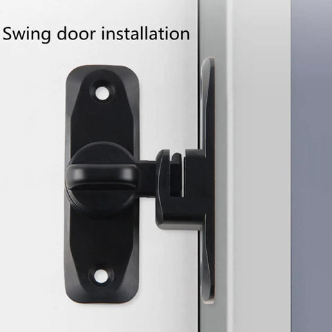 Upgrade heavy duty flip door latch that adapts from 90 to 180 degrees, delivering secure, rust resistant operation on door