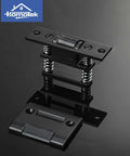 Image of 2 Pack Heavy Duty Door Roller Catch With Strike Plate, Silent Drive In Ball Catch, Adjustable Solid Zinc, Black