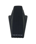 Heavy Duty Jumbo Door Wedge In Black For Home And Office Use Extra Grip Lip Non-Marking Hard Plastic With Large Footprint To Hold Rough Surfaces