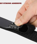 Hand peeling Hook And Loop Tape Heavy Duty Adhesive Mounting Tape For Indoor And Outdoor Use, Three Quarter Inch By Twenty Three Feet Per Roll, Black