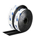 Heavy Duty 1 Inch By 20 Foot Self Adhesive Hook And Loop Tape Interlocking Strip For Mounting And Hanging Picture Hanging Strips Fastener Double Sided Carpet And Rug Fixation Black Nylon High Strength Adhesion Easy Peel And Stick roll.