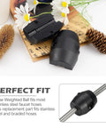 Universal Hose Weight Ball Replacement for Kitchen Pull Down Faucets with Screw Type Gravity Ball and floral background