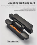 Heavy Duty Residential 180 Degree Swing Hinges With Hydraulic Self Closing Door Bearing For Quiet Smooth Operation Easy Install Invisible Hidden Kitchen Cabinet Hardware Black