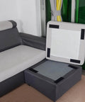Couch cushion with attached Industrial Strength Sticky Back Fastener Set 6 Interlocking Mounting Tape 2x6 Inch For Carpet