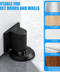 No Drill Invisible Door Stopper With Magnetic Door Stop Heavy Duty Hidden Door Catch Holder installed on floor