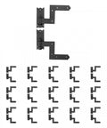 Heavy Duty Black Wrought Iron Lift Off Pintle Hinges With Colonial Reversible Pins For Doors Windows And Shutters 6.5 Inch