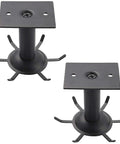 Utensil Hooks, 2 Pack Under Cabinet Utensil Rack Hangers 360 Rotatable Kitchen Utensil Hooks with 6 Claws, top-mounted stainless steel