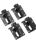 Heavy Duty Beefy L Shaped Furniture Leveling Feet With Lock Nuts For Workbenches And Cabinets 16 Piece Adjustable Table Leg Levelers Built To Last For Wardrobe Bed Bookcase Black OwnMy