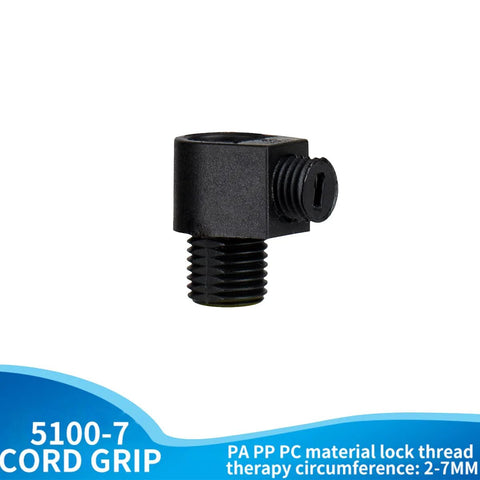 Familio Retro Lamp Socket Replacement Kit with 5100 Glands Cord Grip for 2-7 mm cables in black