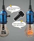 Diagram showing 20mm Standard Size Lamp Turn On Off Switch Knobs Replacement Pack Of 8 for Floor and Table Lamps in action.