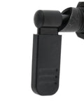 Close-up of a carbon steel Spring Loaded Latch Pin With Lock Nut Indexing Plunger M16x10mm for quick release and easy pin insertion.