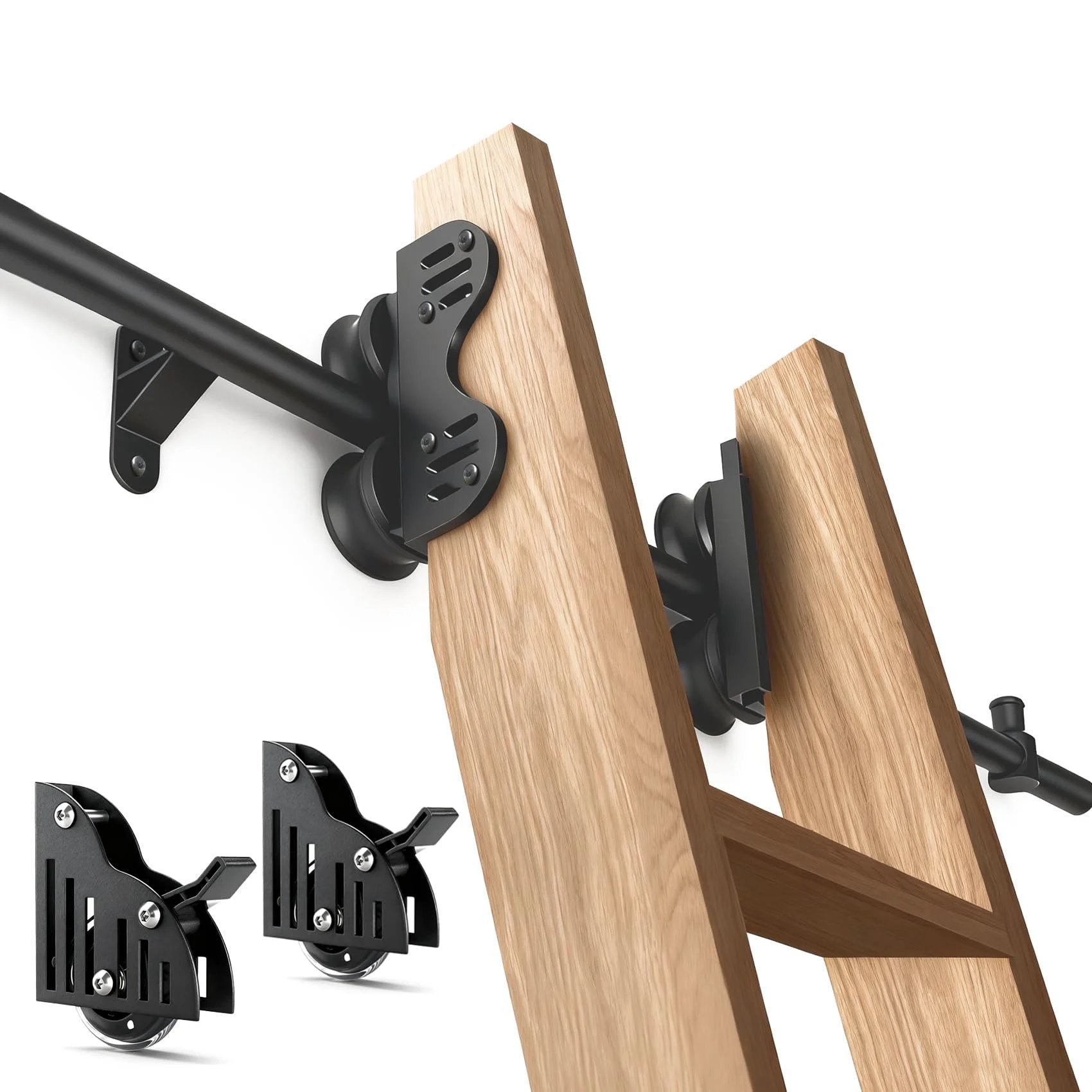 Sliding Library Ladder Hardware Set Easy Install