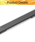 2 Pieces Luggage Replacement Handle Pulls In Flexible Black Plastic, Durable Pull Handle Grips, 240mm Total Length