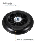 Replacement Luggage Wheels 90x24mm Suitcase Repair Kit with PU Bearing Wheels close-up of rubber wheel with built-in bearings
