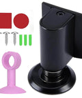 Heavy Duty Magnetic Door Wedge Stopper Kit With Double Magnet Design No Drill Easy Install Using Adhesive And Screws