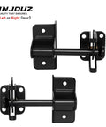 Self Locking Gate Latch For Wooden Fence And Metal Gates Heavy Duty Automatic Gravity Gate Lock Hardware Hands Free Latch