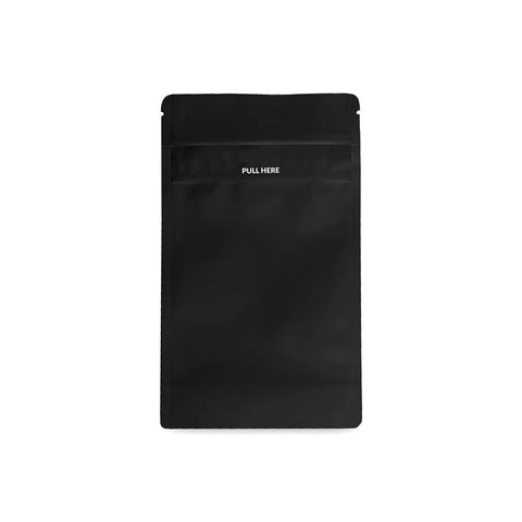 Front view of 1000 Count All Black Mylar Bags, 6.7 By 4 Inches, Kid-Proof Resealable Food Storage Bags For Snacks And Dry Goods