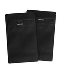 1000 Count All Black Mylar Bags, 6.7 By 4 Inches, Kid-Proof Resealable Food Storage Bags with "Grip Here" label