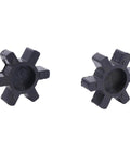 Black Flexible Solid Type NBR Rubber Spider Center Inserts For L Jaw Couplings L075 Lovejoy Martin Browning TB Woods