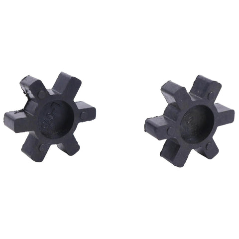 Black Flexible Solid Type NBR Rubber Spider Center Inserts For L Jaw Couplings L075 Lovejoy Martin Browning TB Woods