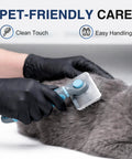 Black Nitrile Exam Gloves Box Of 100 Latex Free Powder Free Disposable Medical used for pet grooming