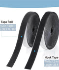 Heavy Duty Adhesive Strips Roll 26.5 Feet By 1.2 Inches Self Adhesive Nylon Back Fastener Tape for DIY Projects