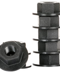 Zero Nutz Bearing Covers For 8mm Axles, Set Of 8, Lightweight Nylon Dust Shield Caps, Black Finish, Protects Bearings And Axle Nuts, Durable USA Made
