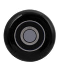 Close-up of 10 Pack Black 2-Inch Nylon Garage Door Roller with 4-Inch Stem, showing high load bearings and double seals.
