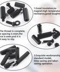 350Pcs M3 Nylon Hex Spacer Standoff Kit With Male And Female Spacers Nuts And Screws In Black, Highlighting Features